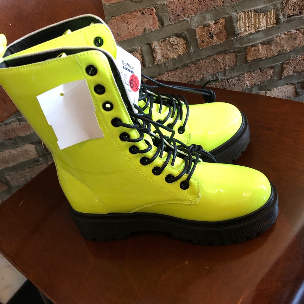 Neon boots